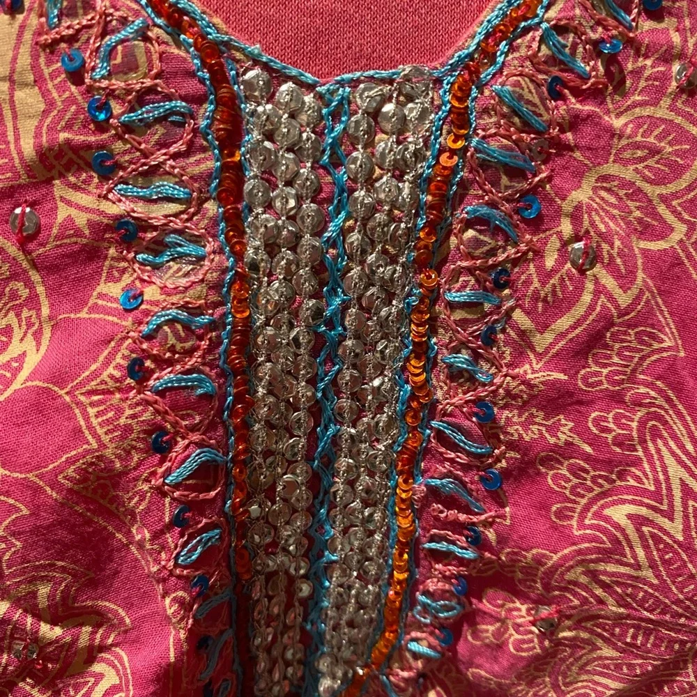 Soft Indian sari dress